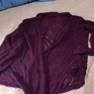 ROXY shawl collar long cardigan